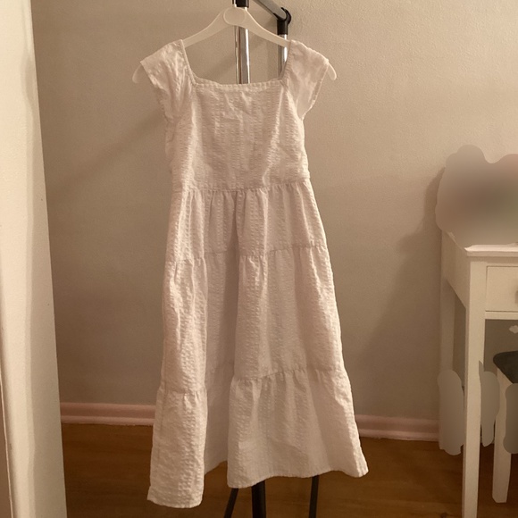 Old Navy White Cottage Core Dress - Picture 1 of 5
